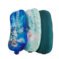 Masque de sommeil en satin de soie respirant doux de marque XW Custom, avec sangle réglable, adapté aux voyages et aux siestes pour femmes et hommes