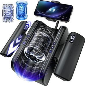 Dispositivo de Masturbación Masculina Automático con Control por Aplicación, Diseño de Manos Libres, Movimiento de Empuje y Rotación, Silicona, Regalo para el Día de San Valentín - Product Image 3