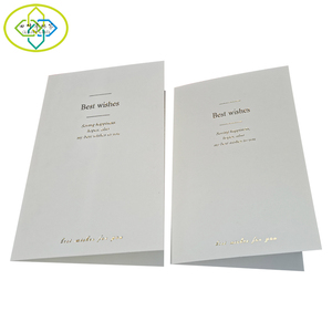 Logo personnalisé, nouveau produit, carte de vœux de luxe, feuille d'or, cartes de vœux - Product Image 2