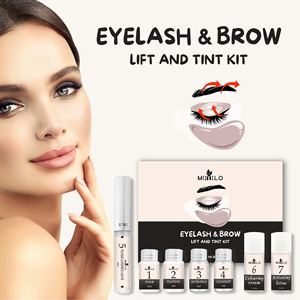 MLIIIILO Kit professionnel de lifting et de teinte des cils longue durée avec stratification et <span class=keywords><strong>teinture</strong></span> des sourcils en toute sécurité - Product Image 2