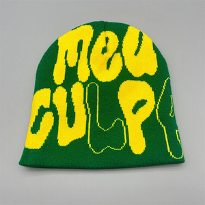 Gorros de Punto Jacquard Personalizados a Buen <span class=keywords><strong>Precio</strong></span>, Gorros Multicolores con Patrones de Camuflaje y Cuadros para Mayor Calidez - Product Image 2