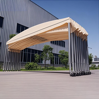 Tentes Industrielles Fournies par l'Usine, Auvents de Garage, Auvents Rétractables, Tentes Tunnel Rétractables pour Entrepôts