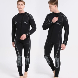 Traje de Buceo de una Pieza de 5 mm con Mangas Largas, Traje de <span class=keywords><strong>Neopreno</strong></span> para Natación en <span class=keywords><strong>Invierno</strong></span>, Traje de Snorkel Profundo - Product Image 6