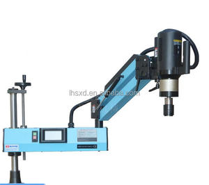 M3-M16 เครื่องต๊าปเกลียวอัตโนมัติ มอเตอร์ ร็อคเกอร์อาร์ม สกรูแทปเปอร์ ไม้ อลูมิเนียม เจาะแนวนอน เจาะแนวนอน - Product Image 1
