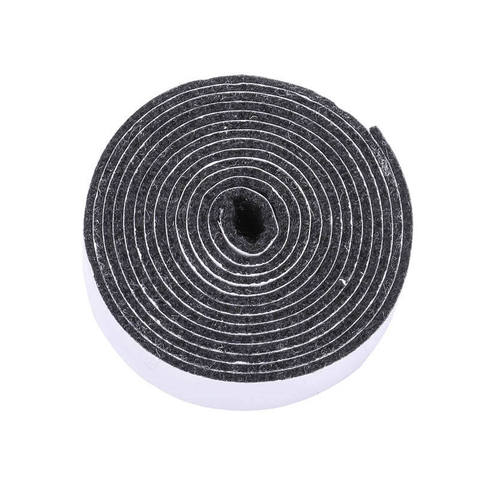 BBQ Eco-Friendly Plain Style Black Grill Tape High Temp Self Stick Felt Gasket Smoker Seals