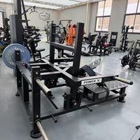 Machine à Squat à Charge Libre Professionnelle Robuste pour Entraînement de Force des Jambes en Salle de Sport