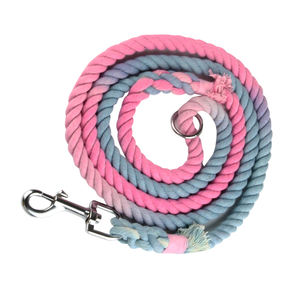 Ombr-Correa de algodón con gradiente personalizado para mascotas, correa de algodón hecha a mano para perro - Product Image 2