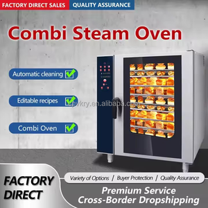 10-Schichtiger Kommerzieller Elektrischer Konvektions-Kombi-Dampfofen Selbstreinigend Industrielle Version für Hotels Bäckereien Hergestellt in China - Product Image 5
