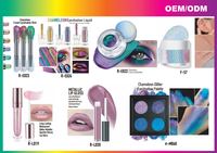 Palette de fards à paupières personnalisée effet caméléon minéral métallique, hydratante, haute pigmentation, waterproof, lisse, longue tenue, scintillante