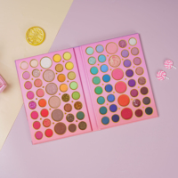 Palette de maquillage IGOODCO, 76 couleurs, fard à paupières, poudre à paillettes, imperméable, Pigment élevé
