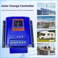 Contrôleur de charge solaire MPPT 20A-60A automatique 12V 24V 36V 48V avec écran LCD pour système d'énergie solaire hors réseau