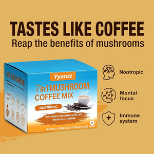 กาแฟเห็ดหลินจือสูตร OEM/ODM สำหรับเสริมสร้างสมาธิ บำรุงสมอง ปราศจากน้ำตาล สำหรับผู้ใหญ่ บรรจุภัณฑ์ปรับแต่งได้ - Product Image 4