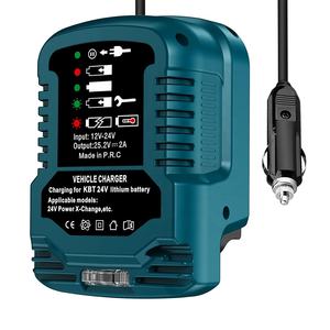 Cargador de <span class=keywords><strong>Coche</strong></span> Mini para Batería de Iones de Litio Kobalt de 24 V, Cargador de <span class=keywords><strong>Coche</strong></span> Portátil Rápido para Kobalt de 24 V con Enchufe para Encendedor de Cigarrillos - Product Image 1