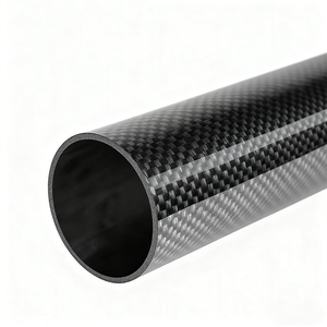 יצרן דושי, צינור מתקפל מסיבי פחמן 25 מ\\\"מ, קנו דה פיברה דה קרבונו, צינור, מוט לכלי PDR - Product Image 2
