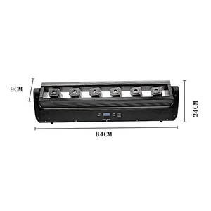 Cool Toned Six Head Blue Laser Projector Aluminum Alloy DMX512 Dimmable RGB LED Wall Washer IP33 Dustproof Protection Super Long - Product Image 6