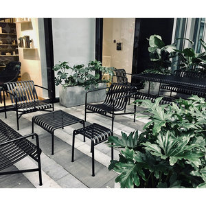 Conjunto de Muebles de Patio Minimalistas Modernos para Exteriores, Mesa y Sillas de Hierro Resistentes a la Intemperie para Balcón, Jardín, Cafeterías y Salones de Té - Product Image 4