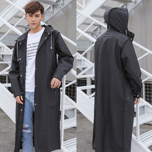 Impermeable TX604 de Alta Calidad Unisex, Chaqueta Impermeable Gruesa de EVA para Mujeres y Hombres, Ropa de Lluvia Negra para Motocicletas y Camping - Product Image 5