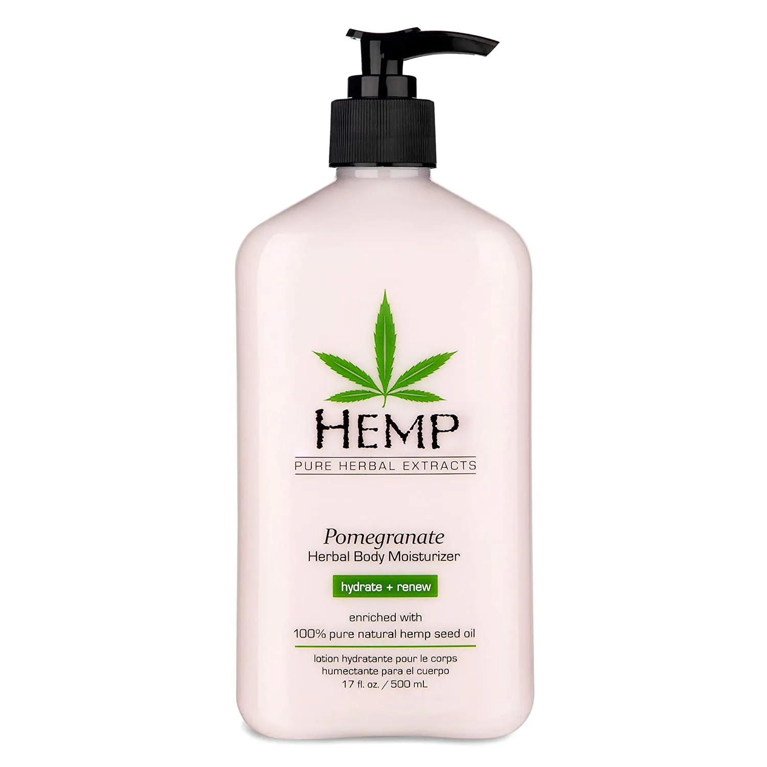 Hemp Pomegranate Herbal Body Moisturizer Natural Paraben-Free Lotion And Moisturizing Cream For All Skin