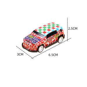 Coche de Juguete de Metal Fundido a Presión, Miniatura, de Fricción, para Coleccionar, Decoración de Escritorio, Estilo de Dibujos Animados, para Niños - Product Image 6