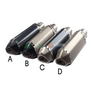 Silencieux d'échappement de moto en acier inoxydable modifié de haute qualité 310mm 370mm pour 250cc 300cc 600cc moto - Product Image 3