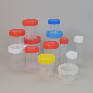Vasos de plástico desechables para muestras con tapas de rosca graduadas para la recolección de orina y esputo, empaque de 1000 cajas - Product Image 5