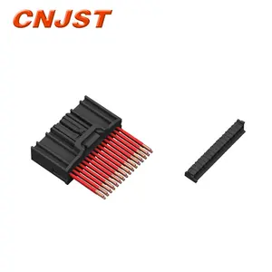 Automotive Lighting Connectors 1.10mm Pitch 180 Angle Wafer With Double Row Pin Connector