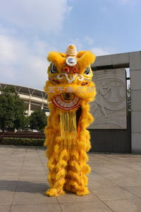 ชุดการแสดงเชิดสิงโตสำหรับผู้ใหญ่ ทำจากผ้าไหม/ผ้าฝ้าย สำหรับการแสดงบนเวที ฉลองตรุษจีน และงานปาร์ตี้ - Product Image 6