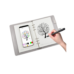 Diario a la venta, bolígrafo inteligente, aplicación de almacenamiento, <span class=keywords><strong>agenda</strong></span> A5 con Banco de energía, logotipo de iluminación LED personalizado, cargador inalámbrico, diario, cuaderno - Product Image 5
