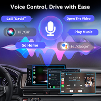 Adaptateur USB Type-C CarPlay filaire vers sans fil universel avec commande vocale pour smartphones iPhone Android Garantie 1 an