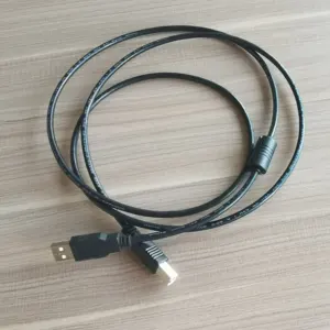 Kabel data pengisi daya usb 2.0 pria ke wanita, kabel ekstensi 1m kustom