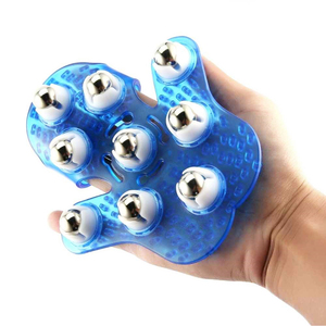 <strong>Ball</strong> <strong>Bearing</strong> <strong>Massage</strong> <strong>Gloves</strong> Palm Massager with 9 Steel Rolling <strong>Balls</strong> Handheld Cellulite Massager <strong>Gloves</strong> for Sale - Product Image 1
