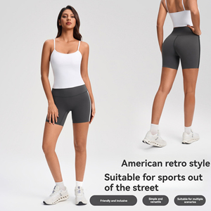 Shorts de Yoga de Cintura Alta Elástica con Efecto Tie Dye y Levantamiento de Glúteos para <span class=keywords><strong>Mujer</strong></span> - Product Image 3