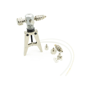 Pompe manuelle portable de type pince 0-2MPa, pompe manuelle double usage air/hydraulique, calibrateur portable 2MPa - Product Image 2