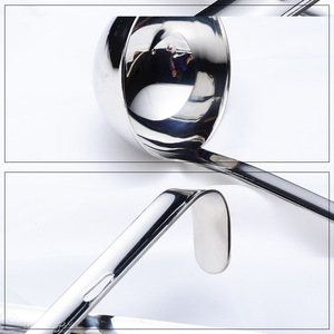 สแตนเลสครัวร้านอาหารอุปกรณ์วัดทัพพีซุป - Product Image 3
