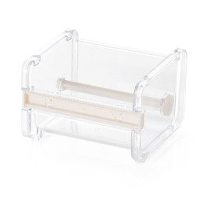Hot Sale Fashion Transparent Washi Tape Dispenser Tape Cutter Desk Washi Tape Holder Storage Box Organizer