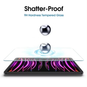 ราคาโรงงาน ฟิล์มกันกระแทก 9H ขายส่ง ฟิล์มกระจกนิรภัย 2.5D สำหรับ iPad Pro 11 Air 13 2024 Mini Pro 13 - Product Image 2