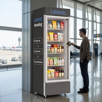 Máquina Expendedora Comercial Inteligente LERKE para Alimentos y Bebidas, Distribuidor Automático de Productos para Venta Minorista