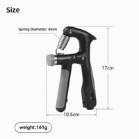 5-60kg Fitness pince réglable unisexe écran LCD compteur numérique anti-dérapant exercice numérique formateur fortifiant poignée