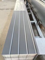 Revêtement mural en polyuréthane imperméable décoratif pour installations industrielles extérieures, panneaux sandwich durables