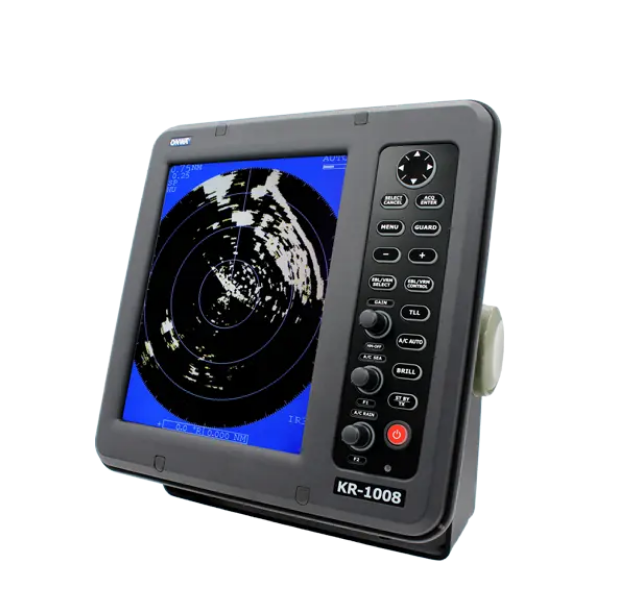 Marine Radar Navigation AIS Display Onwa 10.4 Inch Color LCD IP67 Waterproof HDPE Material Kr-1008 Kr-1338c Kr-1068 Kr-1668c