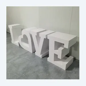 Mesa con letras de amor para bebé, base acrílica para decoración de boda, fiesta y Navidad