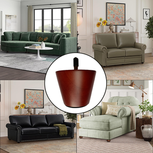 Ensemble <span class=keywords><strong>de</strong></span> <span class=keywords><strong>4</strong></span> <span class=keywords><strong>pieds</strong></span> en bois, <span class=keywords><strong>pieds</strong></span> <span class=keywords><strong>de</strong></span> remplacement ronds en bois massif adaptés aux canapés, commodes, ottomanes, armoires, <span class=keywords><strong>chaises</strong></span>, à visser - Product Image 5