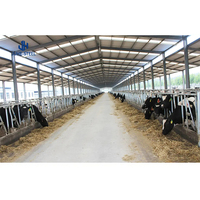 Bâtiment d'élevage mobile en acier à faible coût pour volailles, porcs, chèvres, bovins – Ferme avicole en Chine