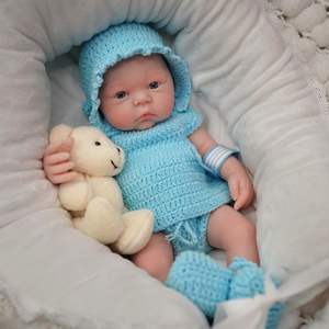 12 "Micro Preemie Full Body Siliconen Open Ogen Baby Reborn Pop Jongen Meisje Realistisch-Pasgeboren Baby Poppen Jongen Die Er Echt Uitzien - Product Image 6