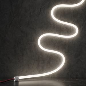 22mm Round Silicone Neon Flex <b>LED</b> <b>Rope</b> <b>Light</b> 360 Degree Recessed Dimmable Cuttable Waterproof IP65 for Garden Home Decoration - Product Image 1