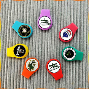 Nouveau marqueur de balle de golf en gel de silice avec clip magnétique, multicolore, adaptable à de nombreux types de marqueurs de balle pour la pratique du golf - Product Image 2
