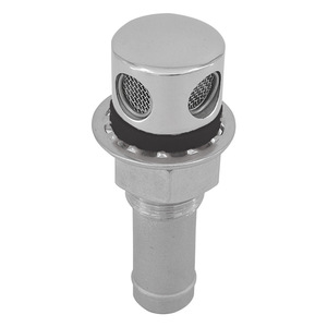 Respiradero de Acero Inoxidable de 5/8 Pulgadas con Junta Negra para Uso en Embarcaciones Marinas - Product Image 1