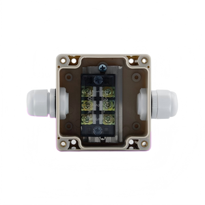 83x81x56mm <b>Waterproof</b> Junction <b>Box</b> One-in-one-out 25A Terminal Block PG13.5 Cable Gland Enclosure Terminal <b>box</b> - Product Image 1