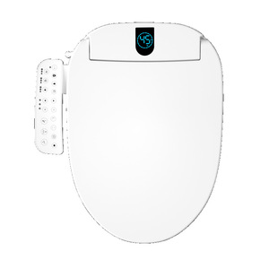 Smart Toilet Seat Round 12.5-18 Cm Hole Spacing Instant Heating Washing Drying Feminine Care AC Power Plastic Material - Product Image 1