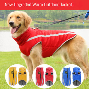 Büyük köpekler için yeni stil yansıtıcı su geçirmez köpek ceket kış giyim XL XXL boyutları Pet giysi - Product Image 3